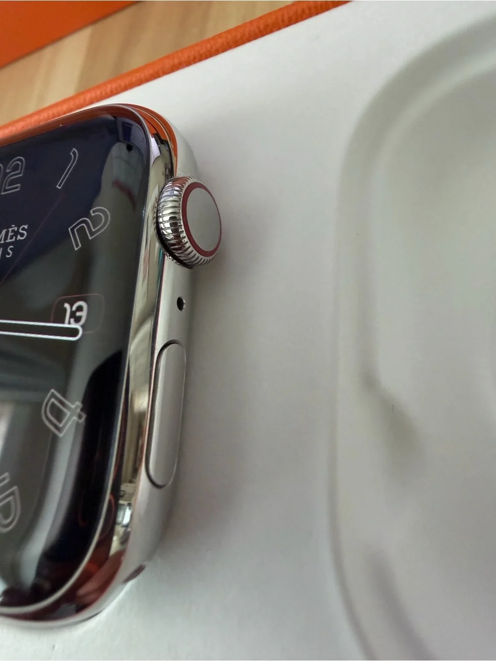 Hermès Apple Watch Series 9 45mm Stainless Steel with Hermes Sport Band